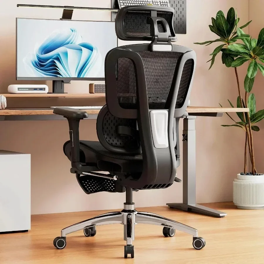 Ergonomic Office Chair - Ergonomic Office Chair with Footrest for