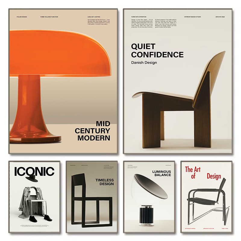 Minimalist Bauhaus Iconic Mid- - Home Office Or 评论和价格