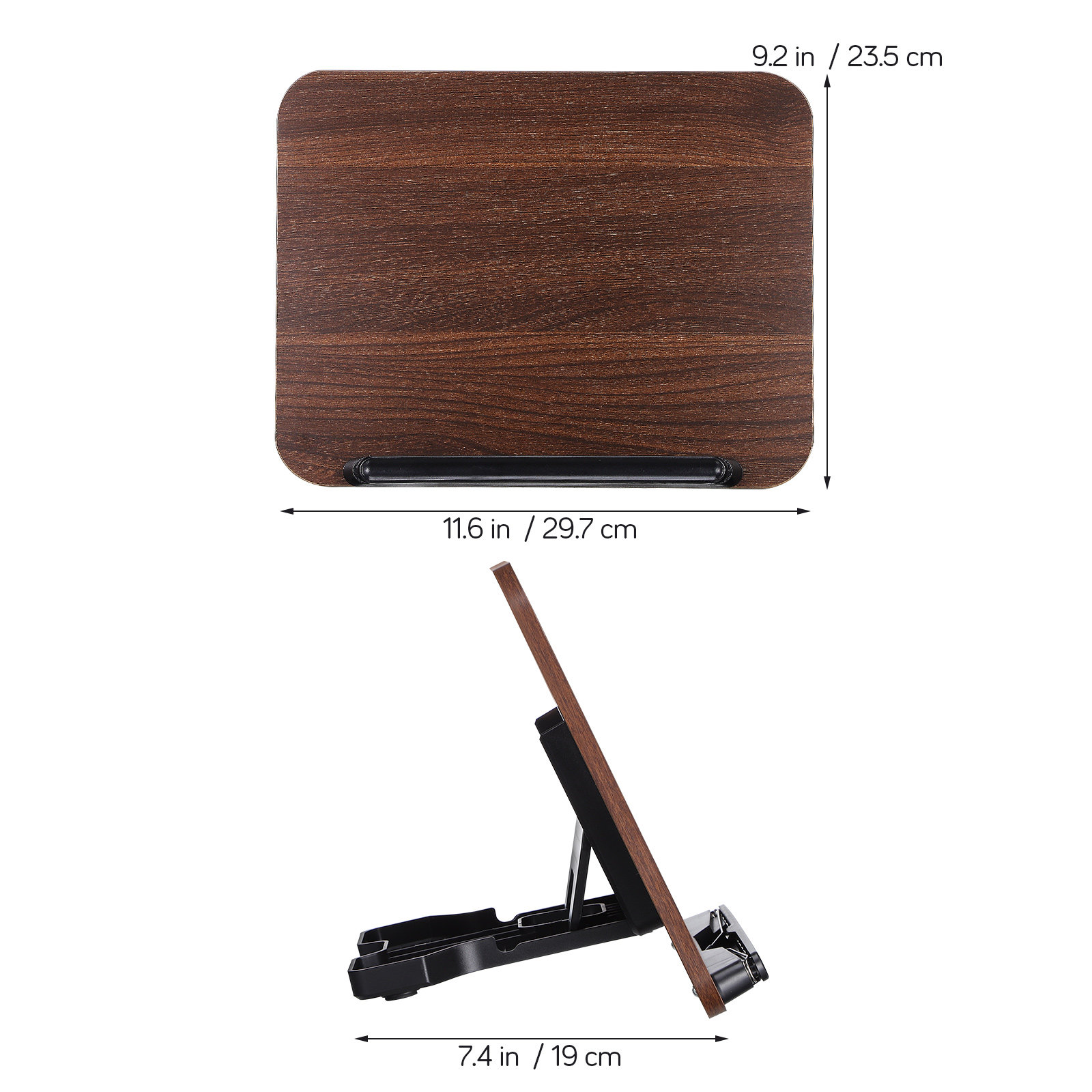 Adjustable Walnut Book Stand f - Document Holder Stand 评论和价格