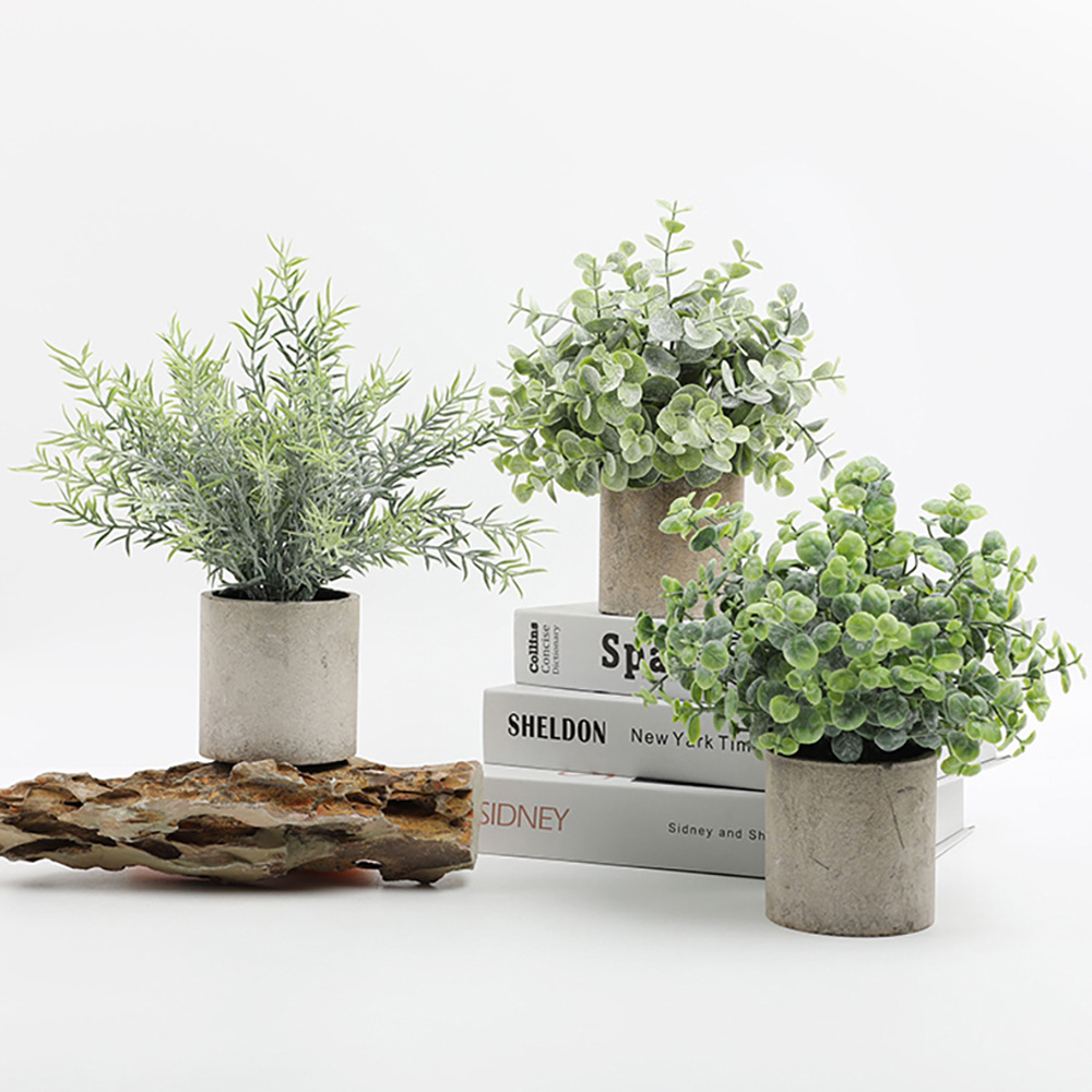 Artificial Plant Potted Eucaly - Home Office Layout 评论和价格