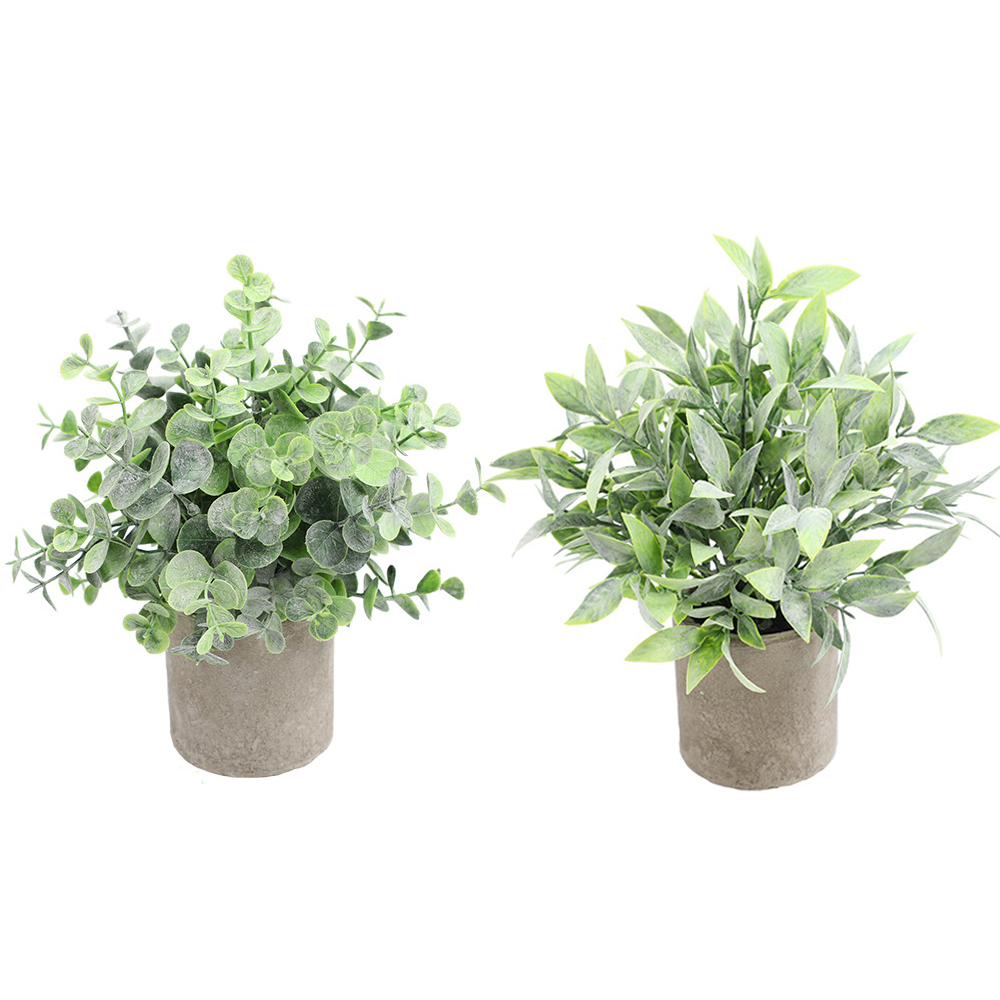 Artificial Plant Potted Eucaly - Home Office Layout 评论和价格