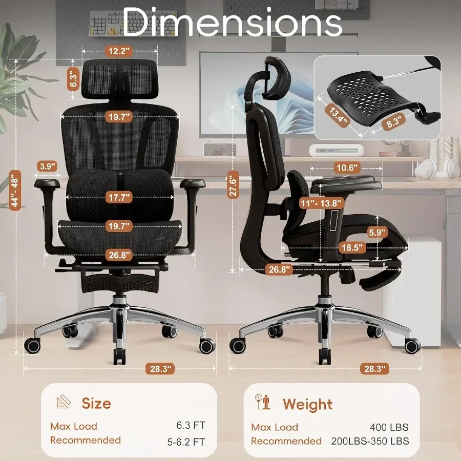 Ergonomic Office Chair with Fo - Ergonomic Office Chair 评论和价格