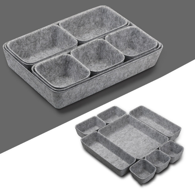 Drawer Felt Storage Box Soft D - Home Office Work Table 评论和价格