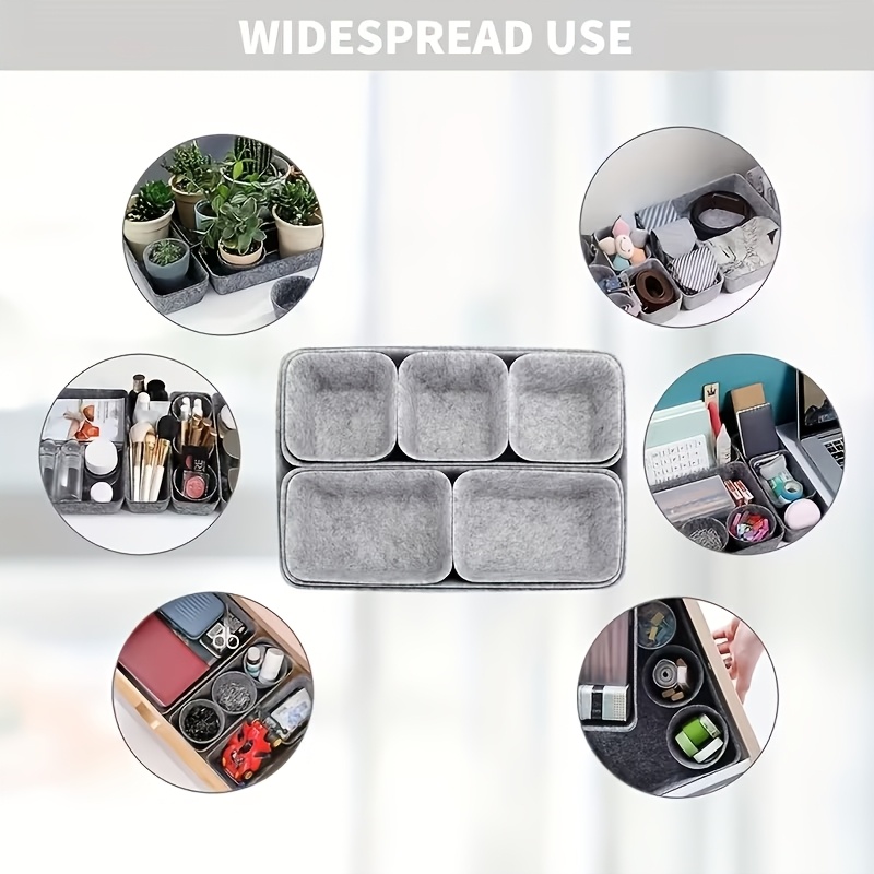 Drawer Felt Storage Box Soft D - Home Office Work Table 评论和价格