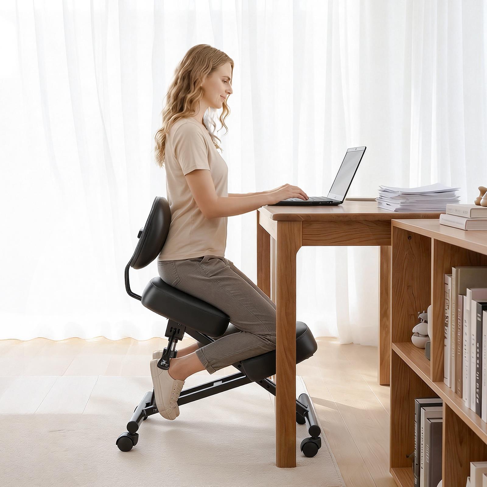 Ergonomic Kneeling Chair with  - Ergonomic Office Chair 评论和价格