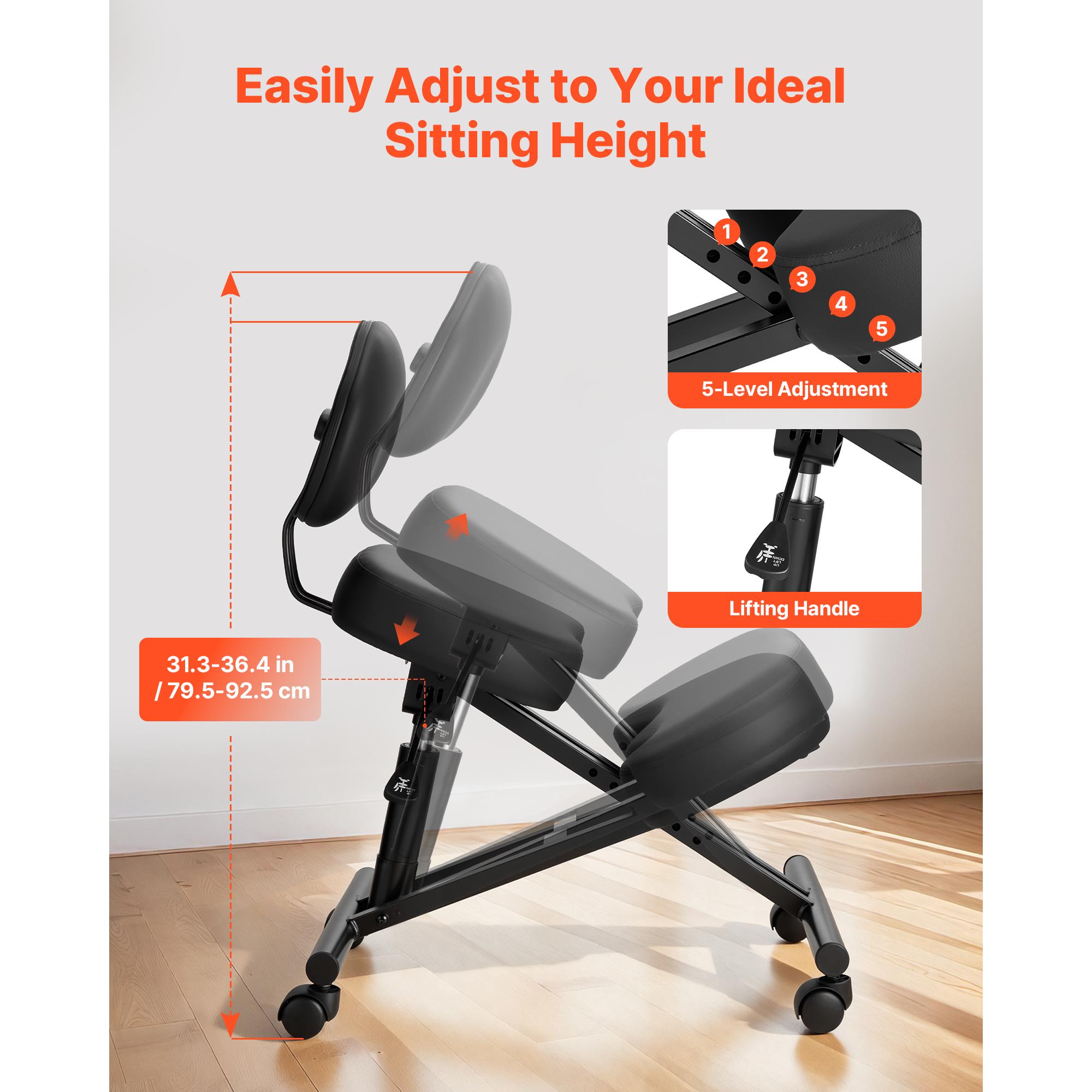 Ergonomic Kneeling Chair with  - Ergonomic Office Chair 评论和价格