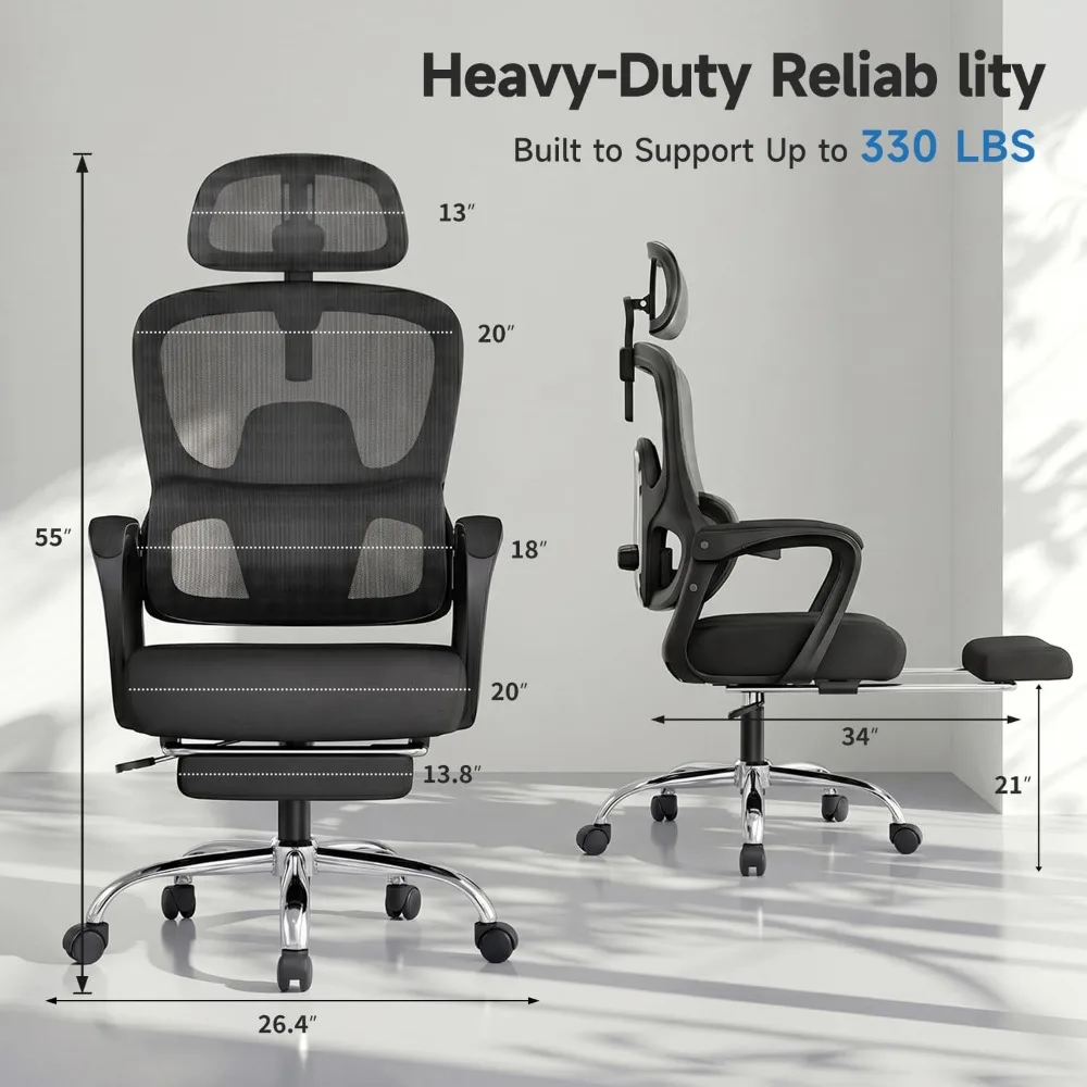 Ergonomic Office Chair with Fo - Ergonomic Office Chair 评论和价格