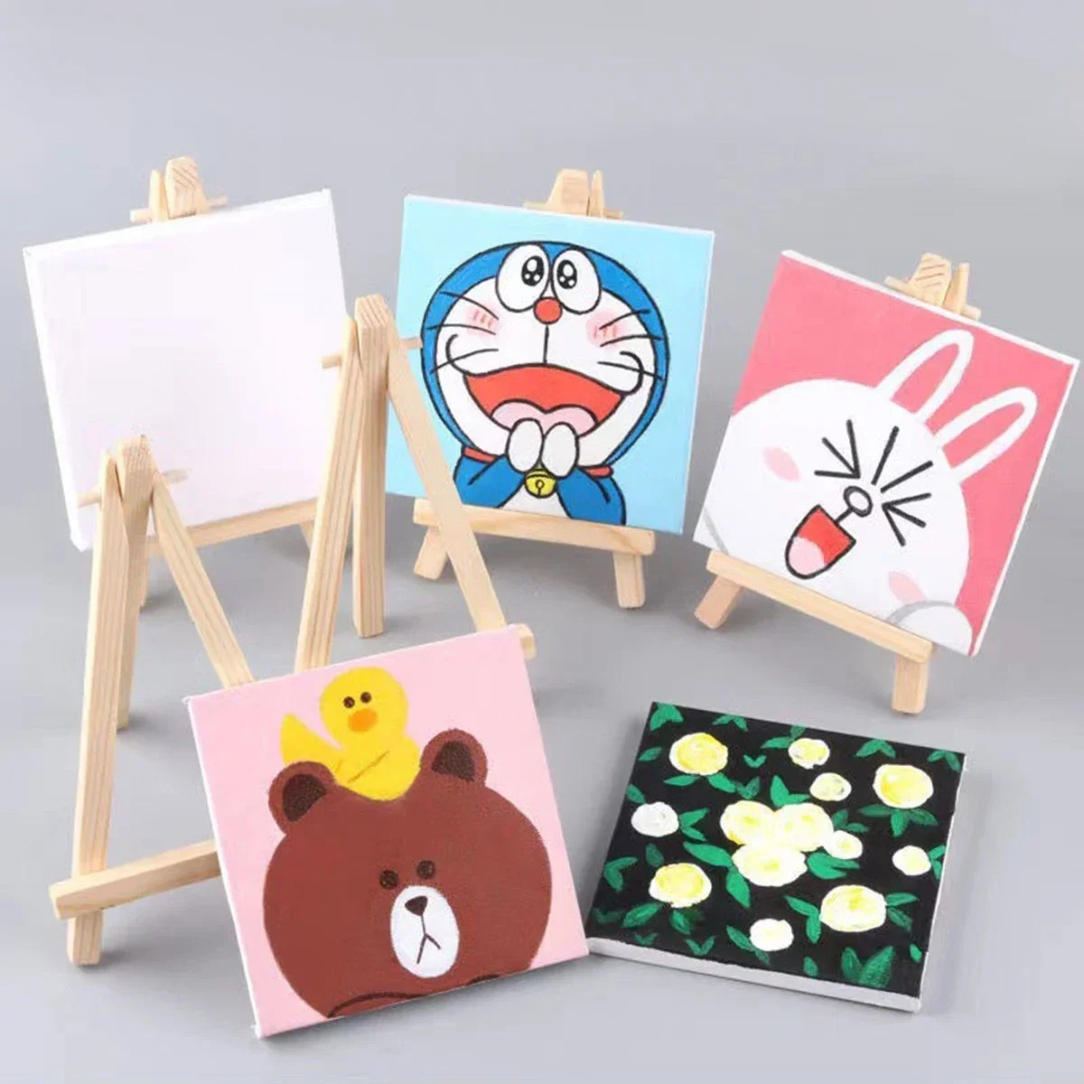 50/10pcs Wood Mini Easel Frame - Document Holder Stand 评论和价格