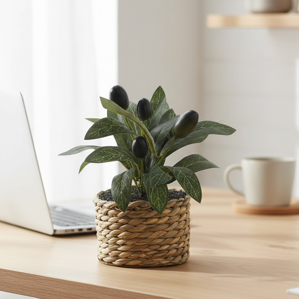 Artificial Plants Pocket Olive - Home Office Layout 评论和价格